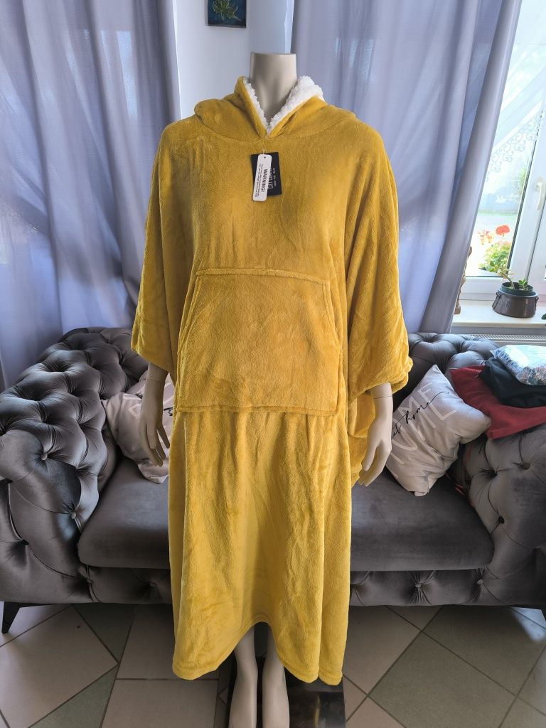 Koc bluza Kocobluza 2w1 gruba ciepła oversized