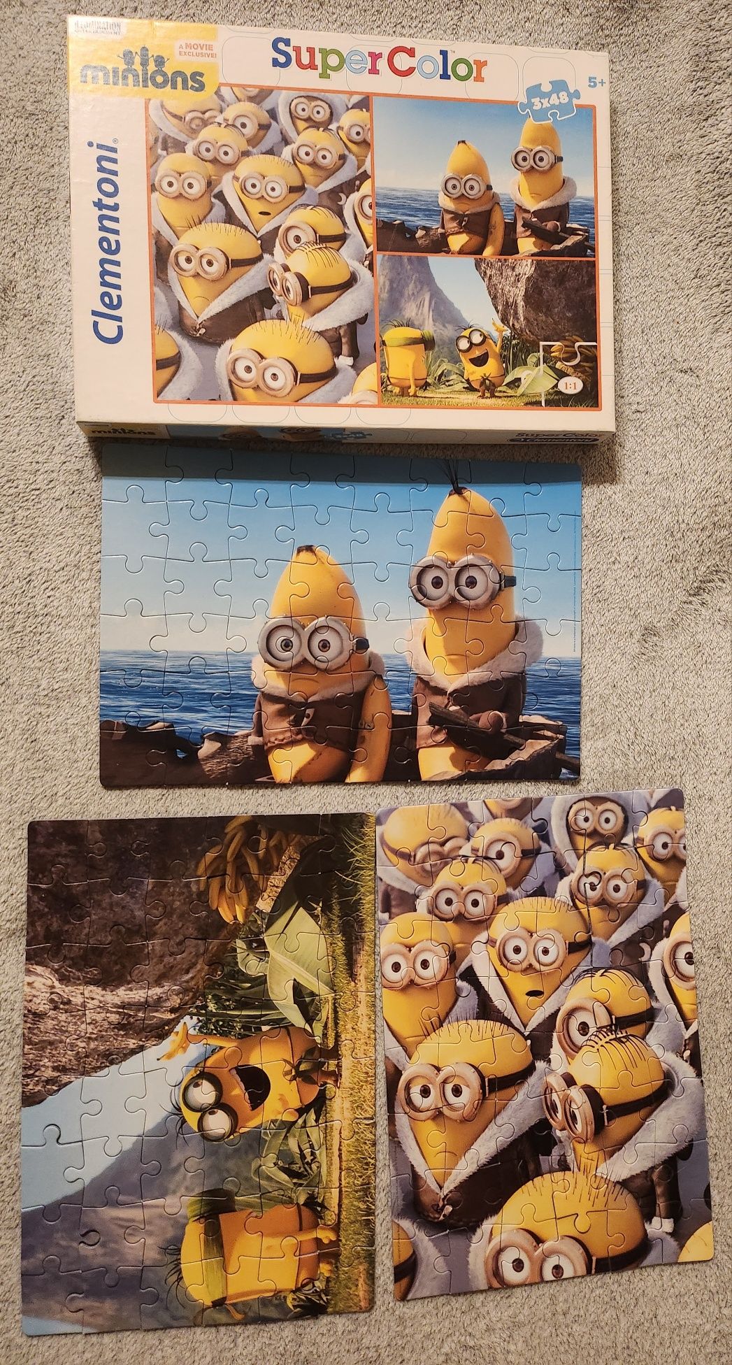 Puzzle Minionki 3 układanki