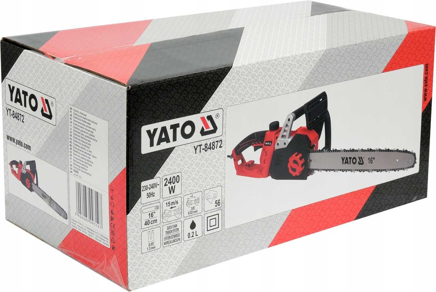 Електрична ланцюгова пила Yato 2400 Вт 40 см YT-84872