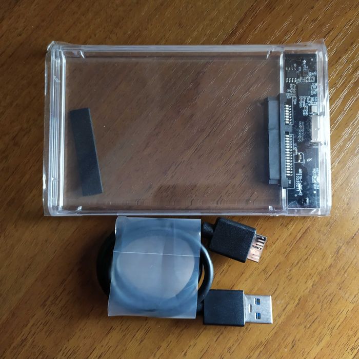 Кишеня зовнішнього жорсткого диска 2,5 дюйма (прозора).