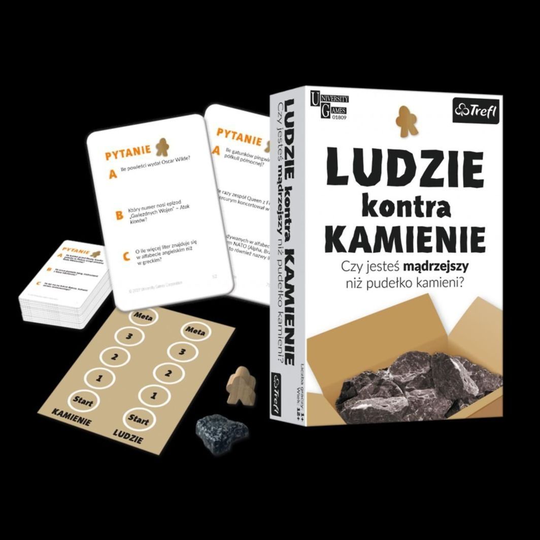 Gra Trefl LUDZIE KONTRA KAMIENIE nowa/w foliilii
