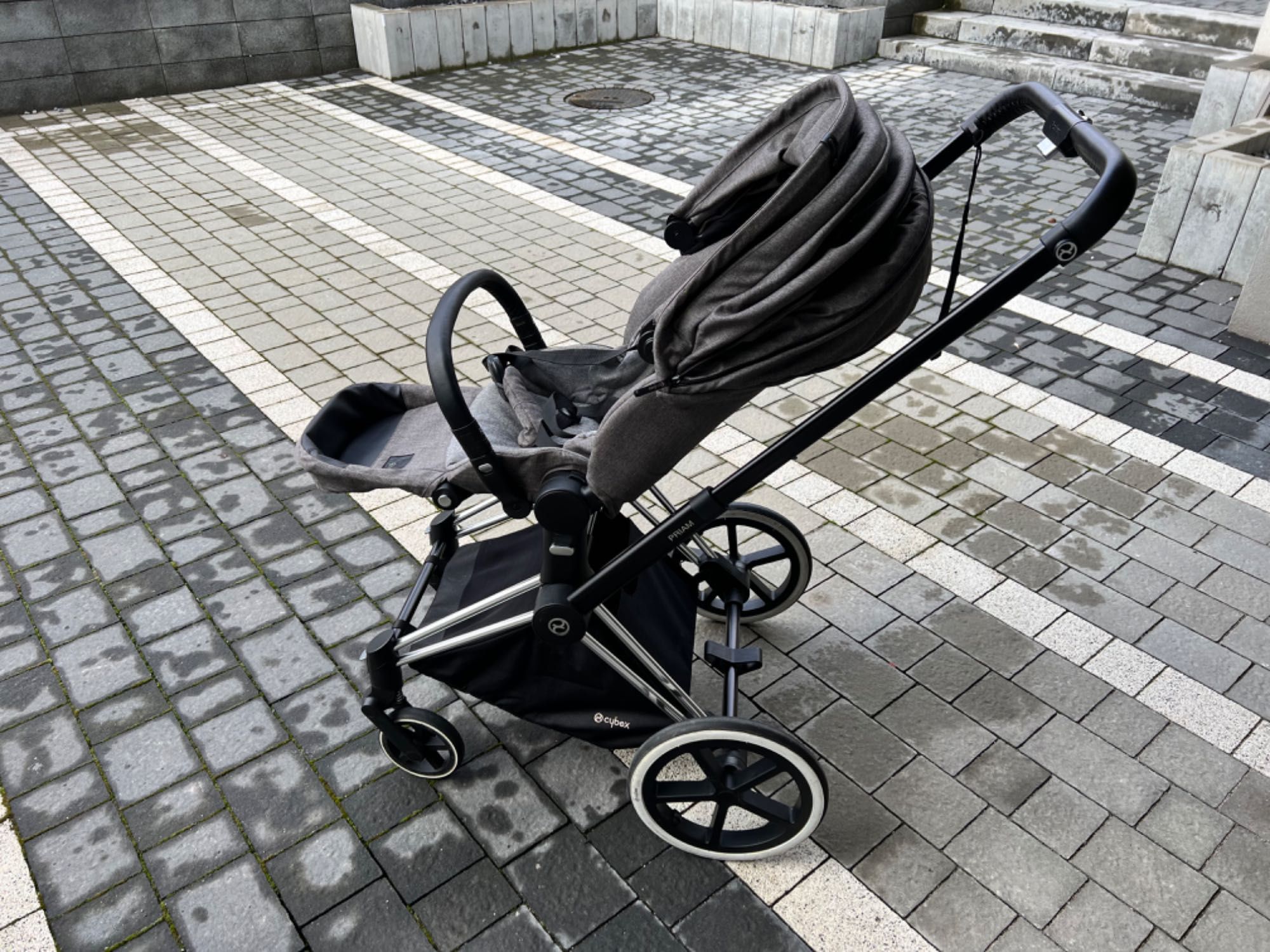 Cybex Priam Manhattan Grey Chrome Black komplet