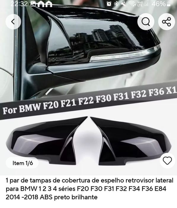 Tampa espelho lateral serie 4