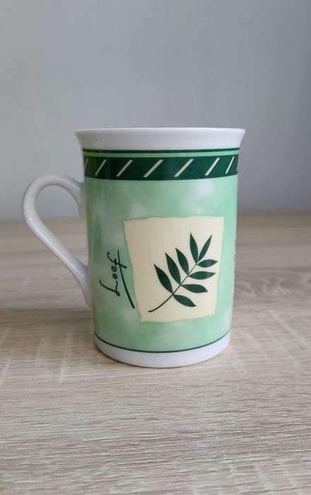 Zielony kubek Porcelaine