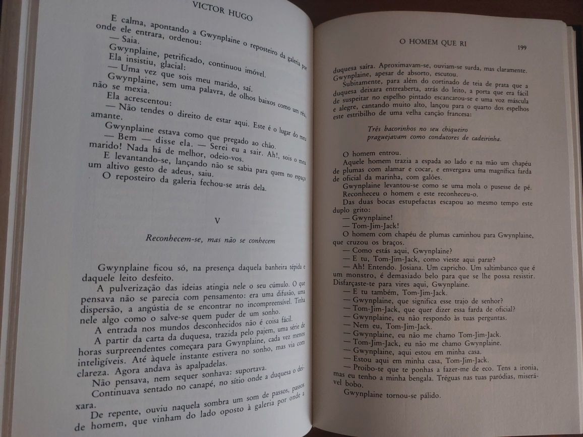 L " O Homem que Ri " Victor Hugo (Optimo Estado)