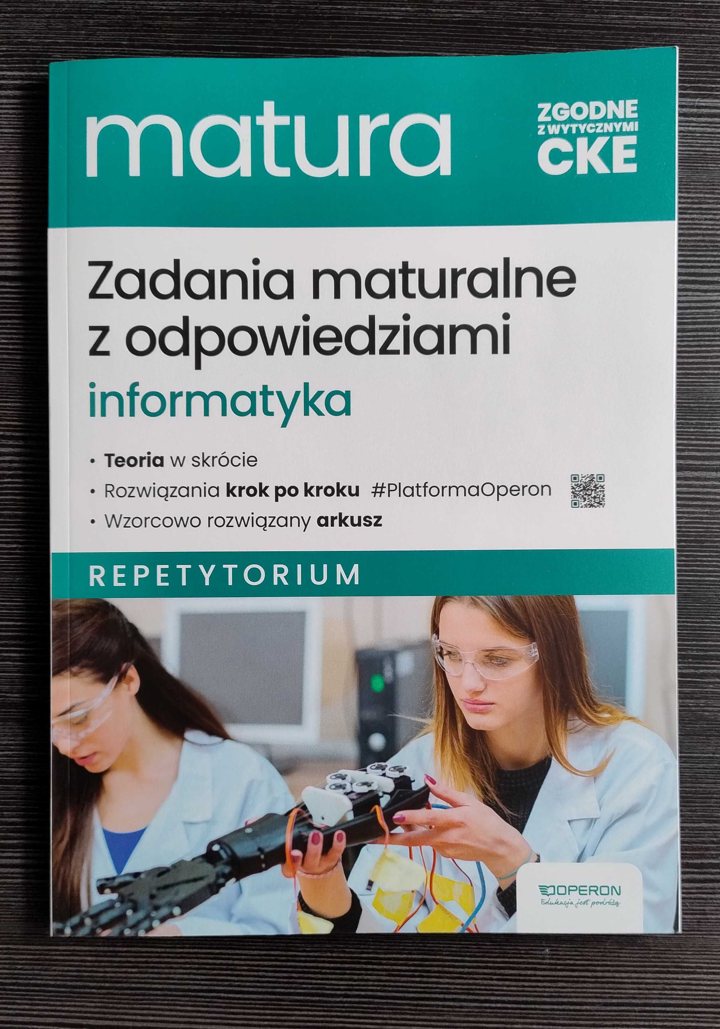 Matura informatyka, poz. rozszerzony, repetytorium + arkusze (Operon)