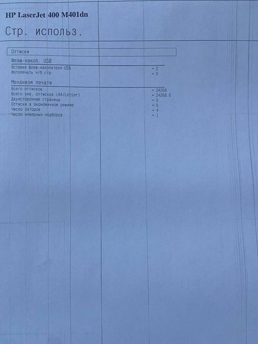 ‼️ Принтер HP LaserJet Pro 400 M401dn