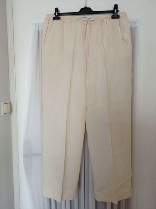 Marina Rinaldi spodnie lniane rozm XXL-44-16