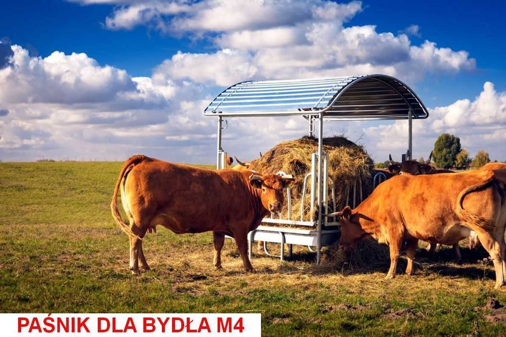 PAŚNIK OCYNKOWANY z daszkiem dla Bydła Koni Krów