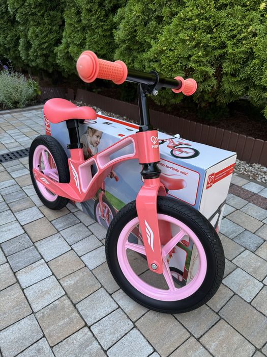 Rowerek biegowy Hape różowy