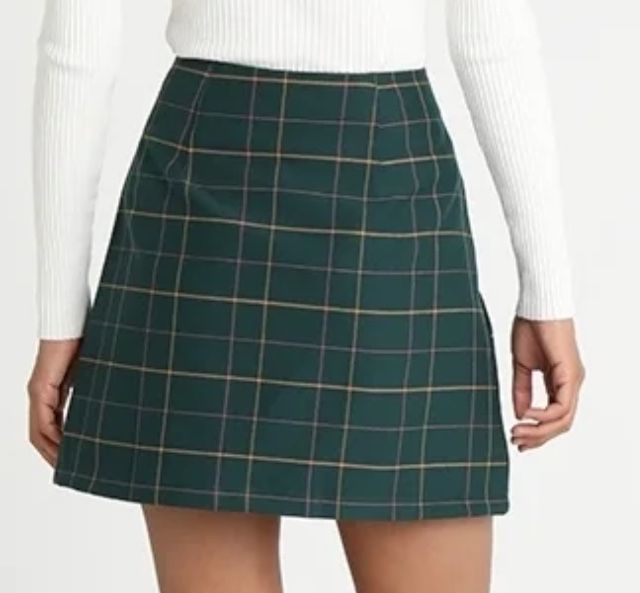 Спідниця зеленого кольору розмір хс