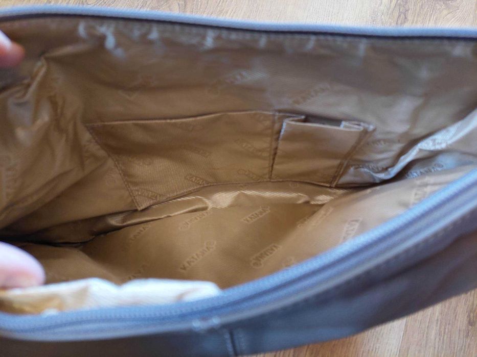 skórzana torebka katana na zamek nowa