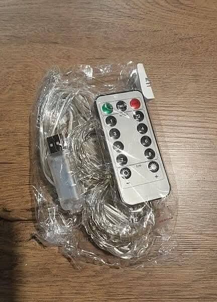 АКЦІЯ, Новорічна гірлянда-ШТОРА 300 LED 3х3 м. з дистанційним пультом