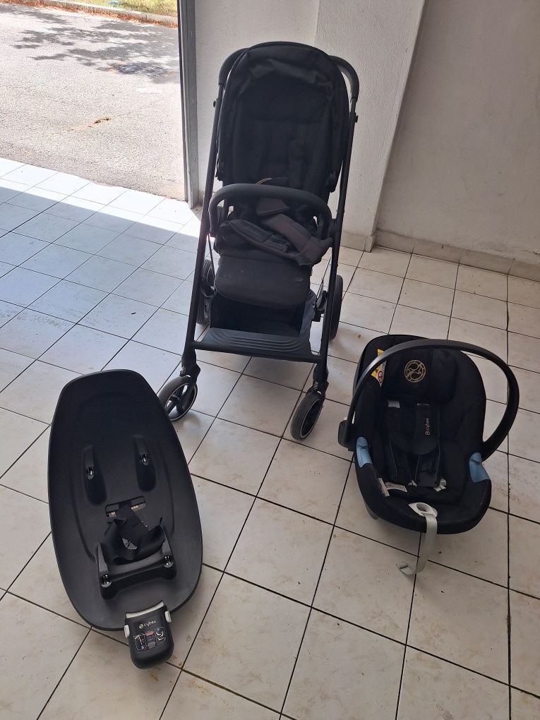 Vendo carro de bebé com ovo e isofixo cybex