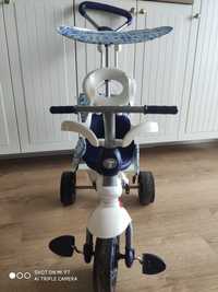 Smart Trike, Spirit, trójkołowy rowerek 4w1, biało-niebieski