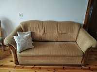 Zestaw wypoczynkowy, komplet, kanapy z funkcją spania+fotel do salonu
