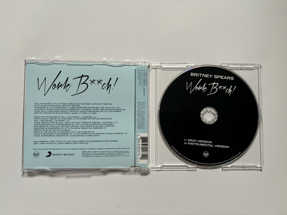 Britney Spears - Work B**ch! - CD single