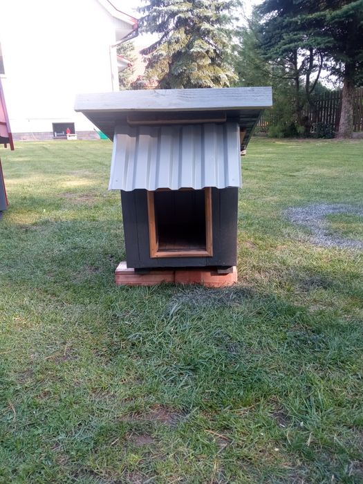 Mała buda dla pieska lub kota