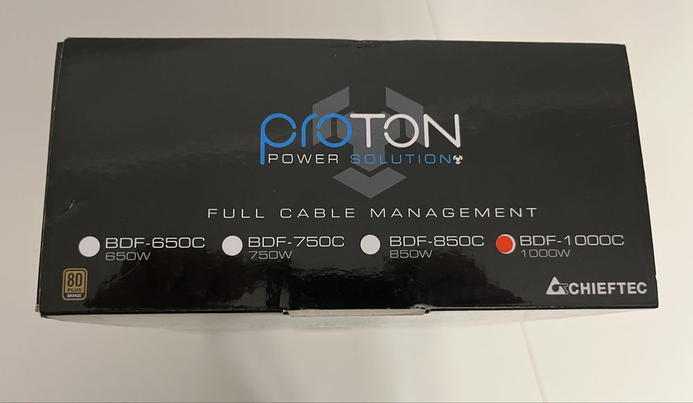 1000W,  Chieftec Proton BDF-1000C full modular 3xpci-e