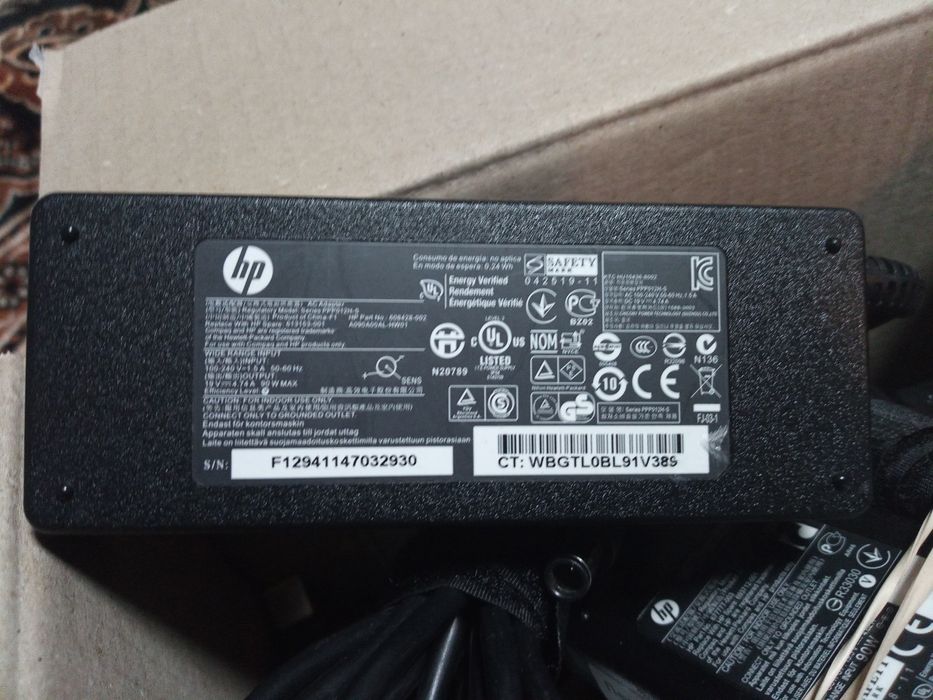 HP 90W 19,5V 4.62А 7.4х5.0 оригінал блок питания живлення зарядне