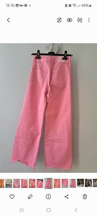 Calças  Stradivarius  rosa 34