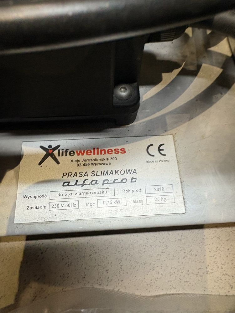 Prasa do oleju Alfa Pro