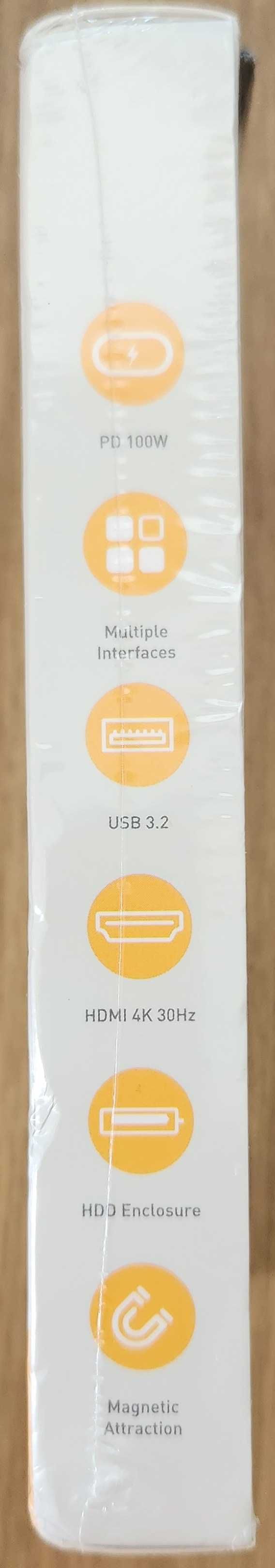 Essager usb hub 8in1 SSD