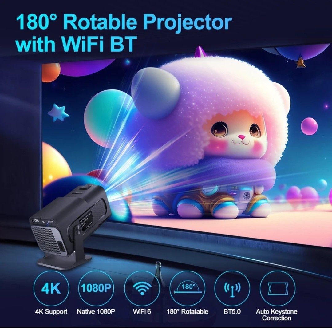 Projektor HY320 Magcubic/ Full HD 1080P/ 390 ANSI lm/ Wi-Fi HDMI/ z PL