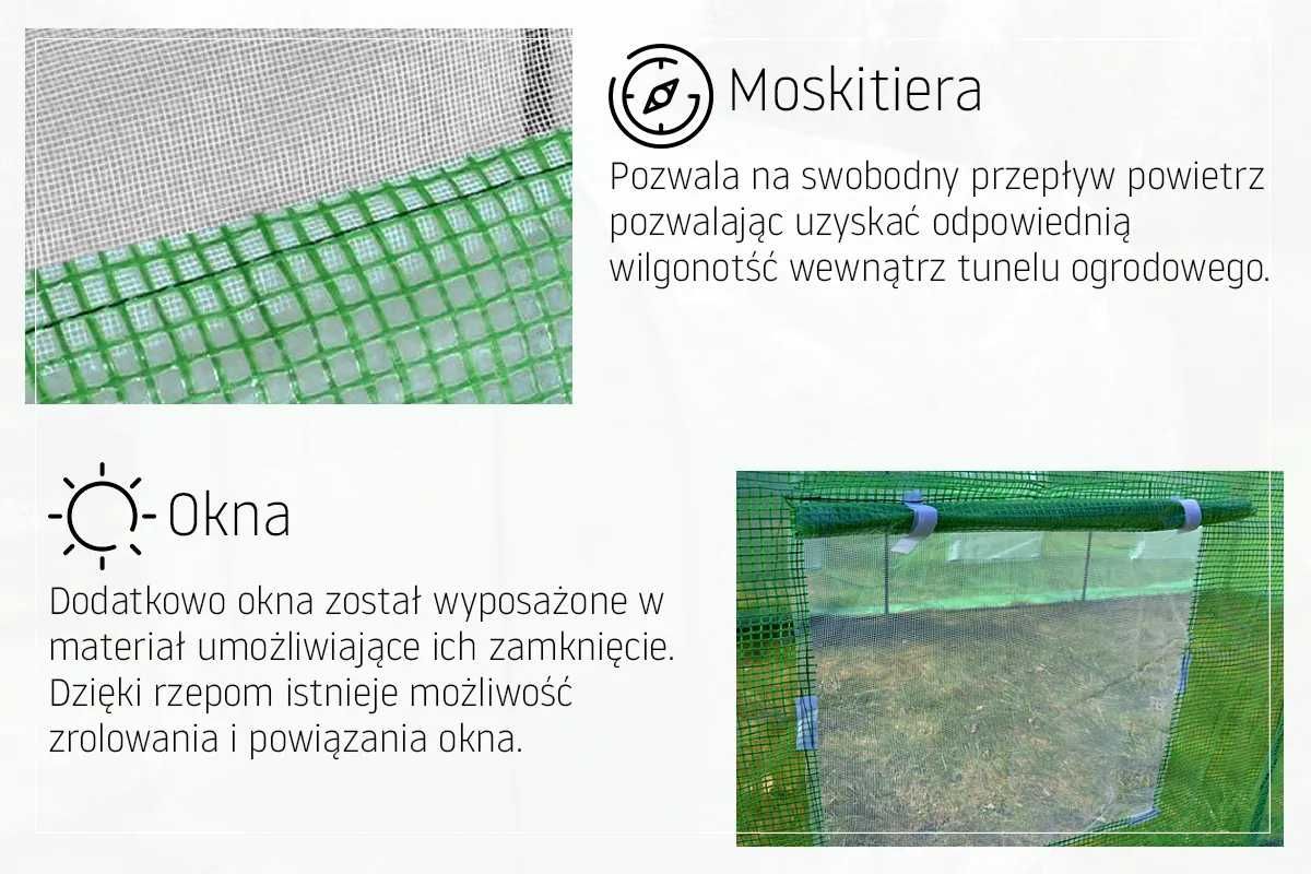 Tunel ogrodowy HIT ! DUŻY 4x2,5x2 ! OKAZJA