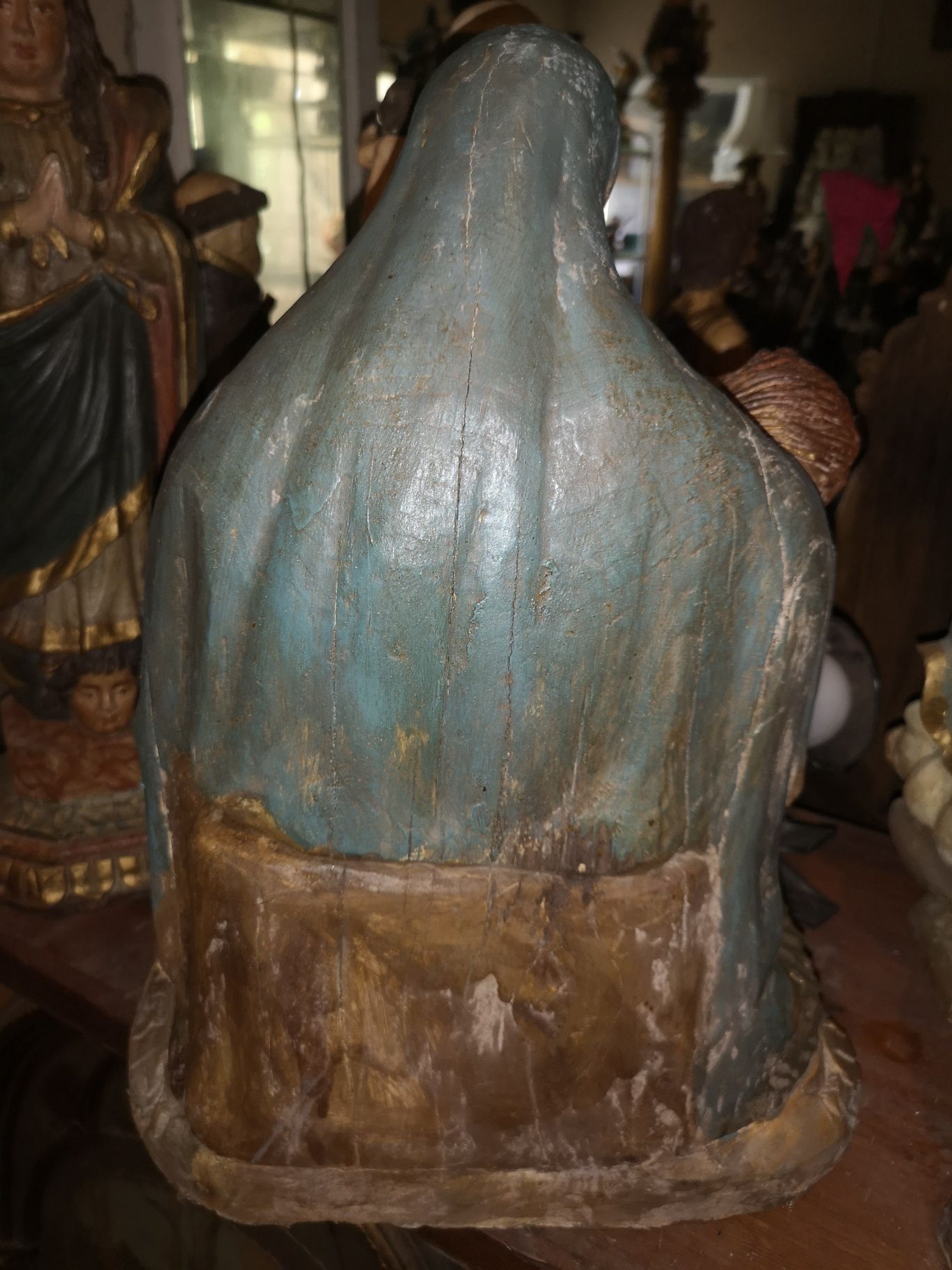 Santa Pietá em madeira Arte sacra