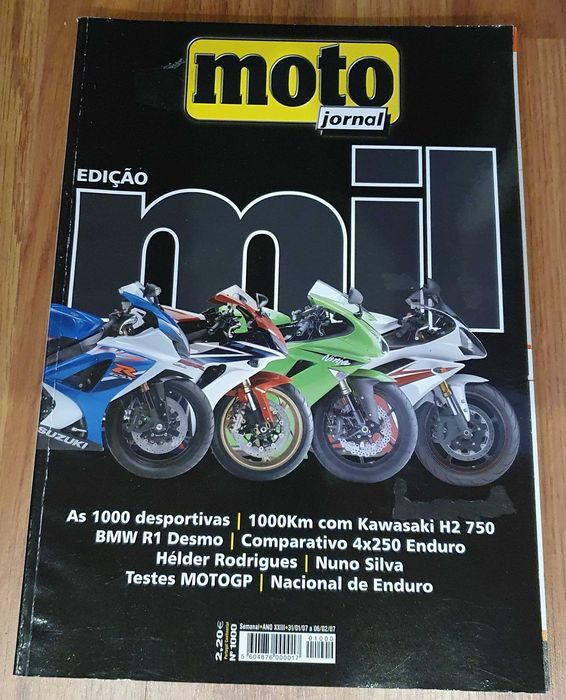 Revistas: Moto Jornal, Motociclismo, VQ, Big Twin, BSH, CBG, Classic