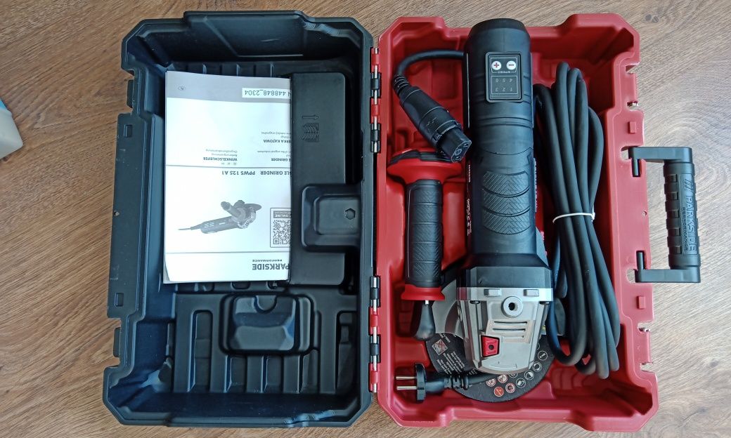 Szlifierka kątowa firmy Parkside Performance PPWS 125 A1