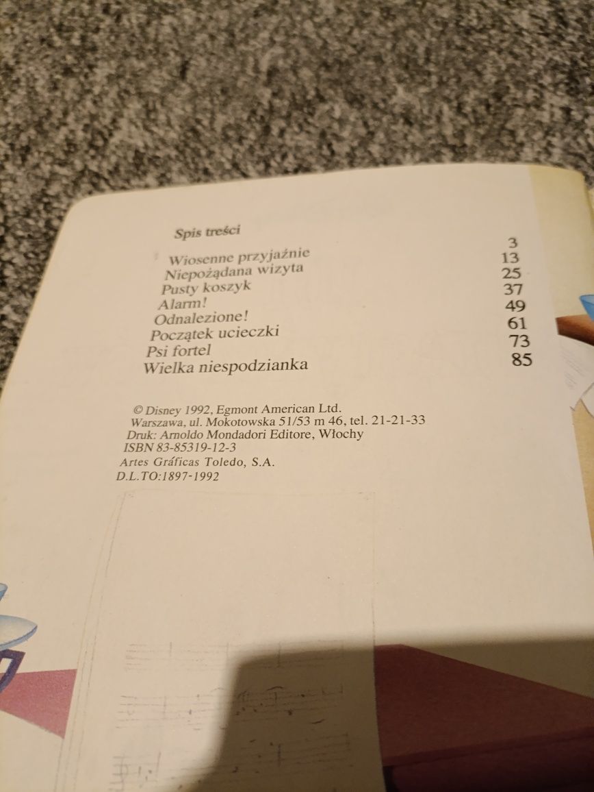 Walt Disney, 101 dalmatyńczyków, Egmont 1992