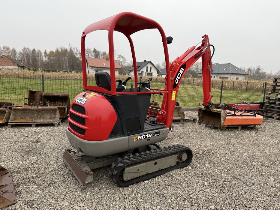2016 rok 3 łyżki JCB 8018 minikoparka koparka kubota bobcat yanmar
