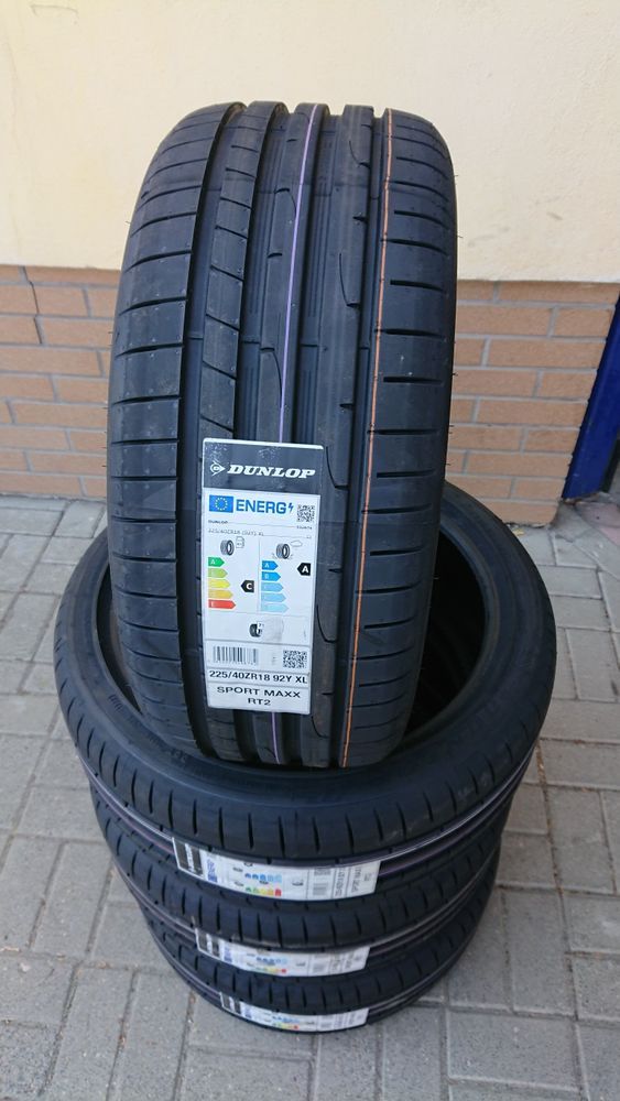 NOWE opony letnie 225/40R18 Dunlop Sport Maxx RT2 WYSYŁKA