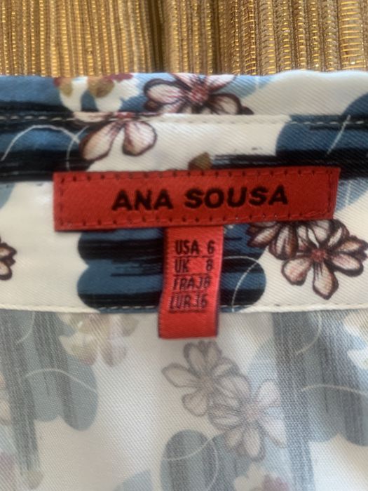 Blusa acetinada