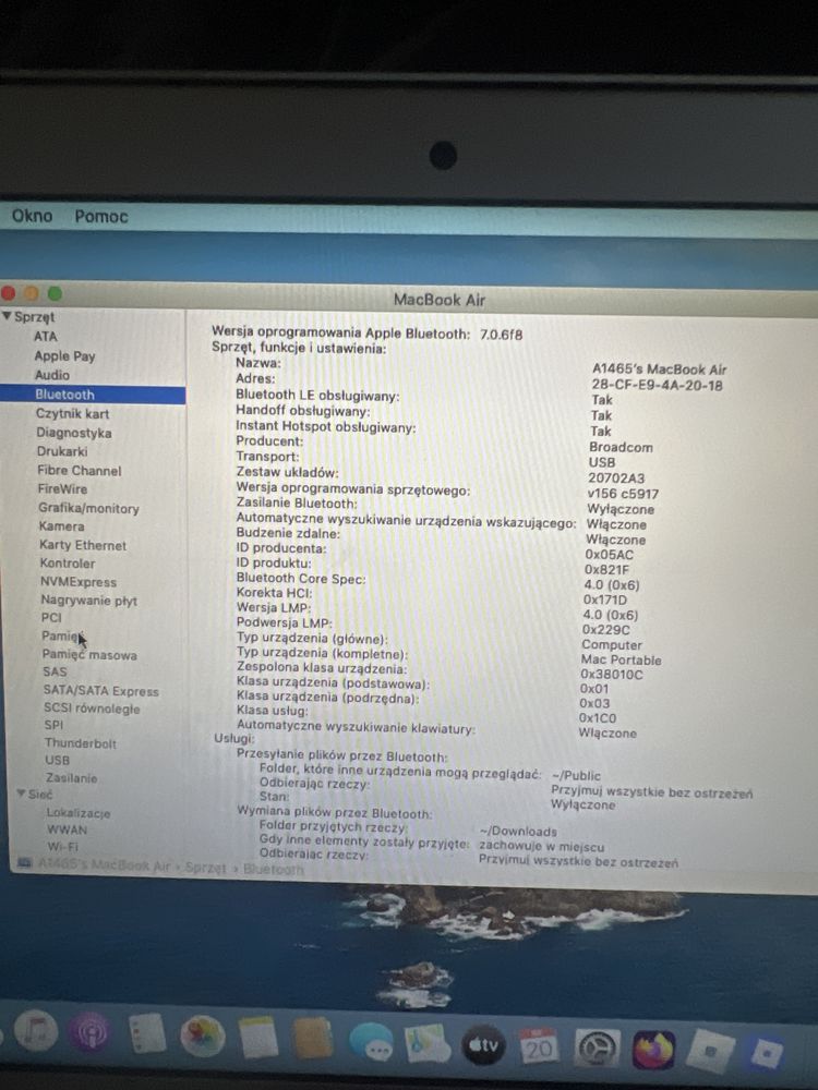 Laptop Apple MacBook 1465 do pracy, dla dziecka, nastolatka