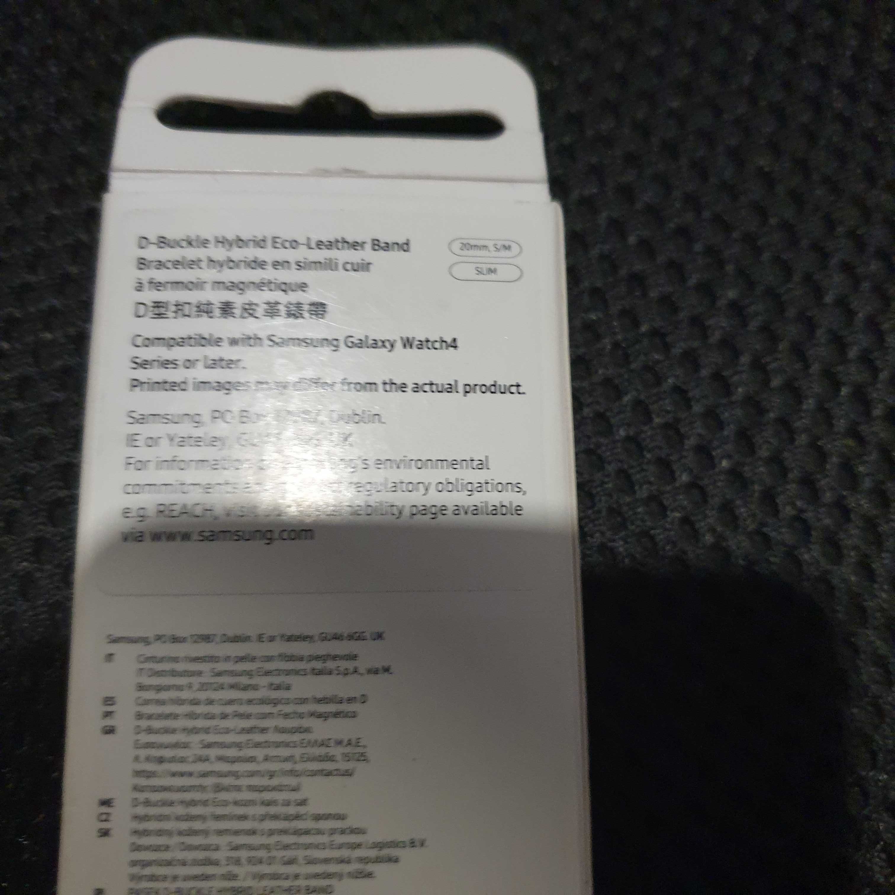 bracelete Smartwatch ET-SHR93SAEGEU samsung eco-leather 20mm S/M