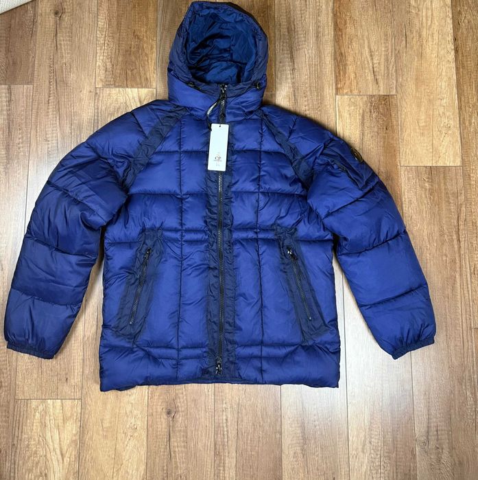 Puffer CP Company куртка пуховик мікропуховик сп компані синій