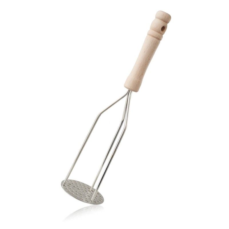 tłuczek do ziemniaków okrągły drewniany gastronomiczny frolee kz-02-to