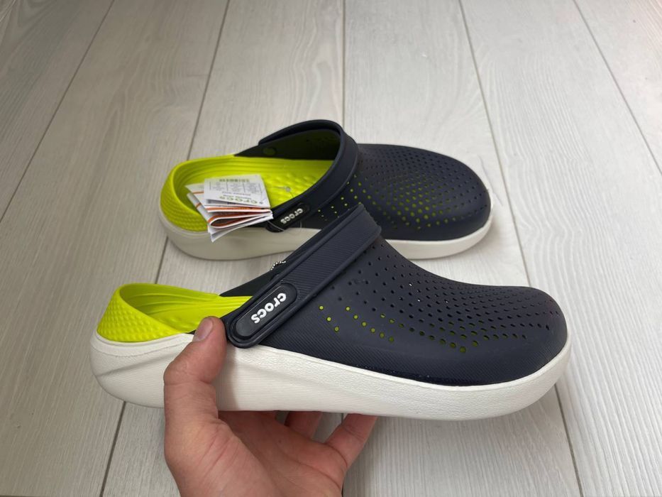 Купить Crocs LiteRide white крокси лайт райд чоловічі кроксы