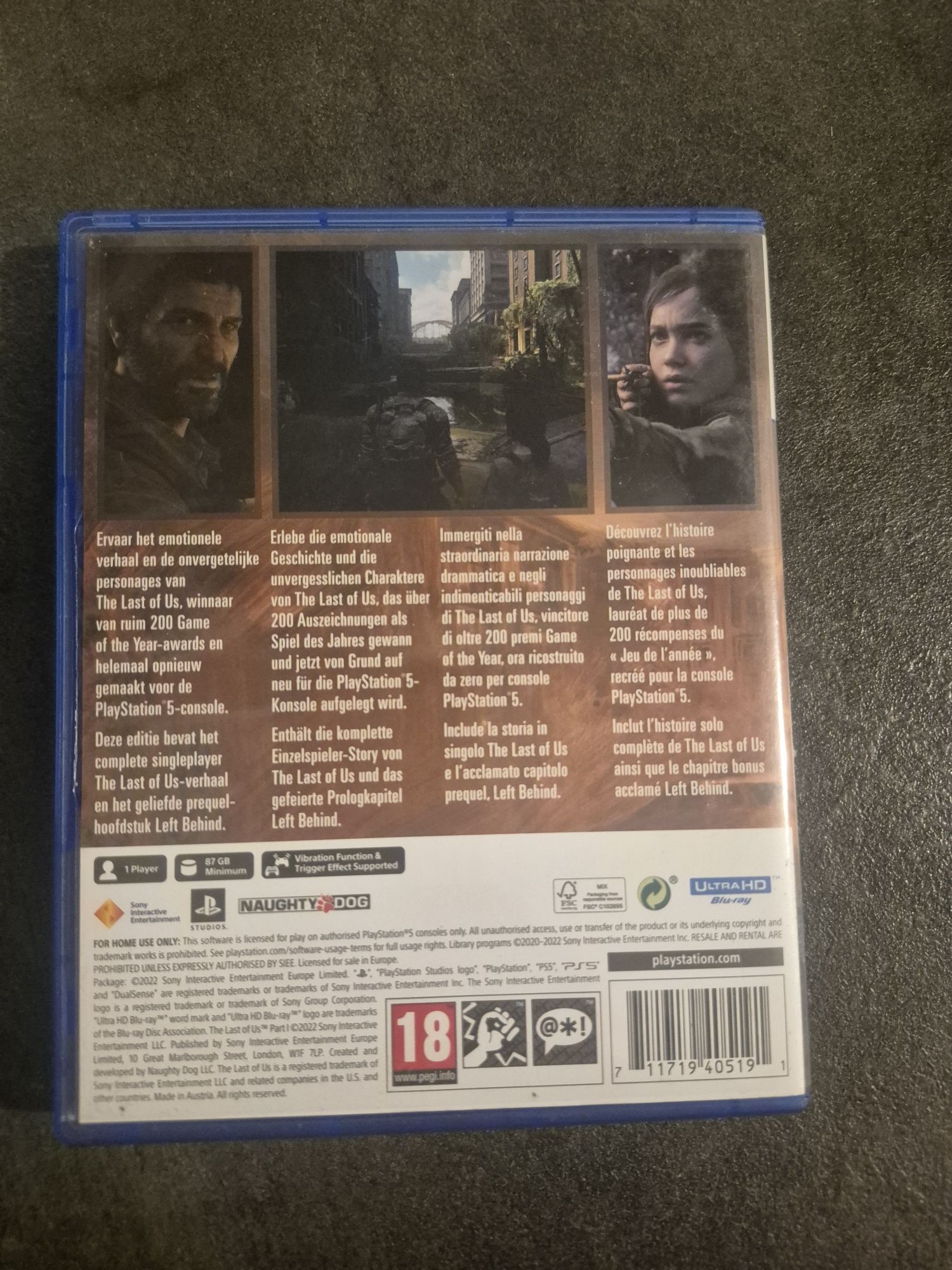 The Last Of Us part I na PS5, dubbing PL
