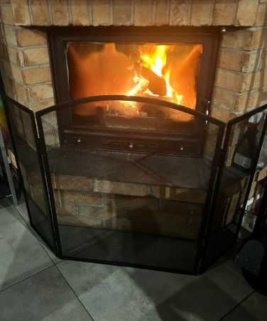 Решітка для каміну, екран для каміну