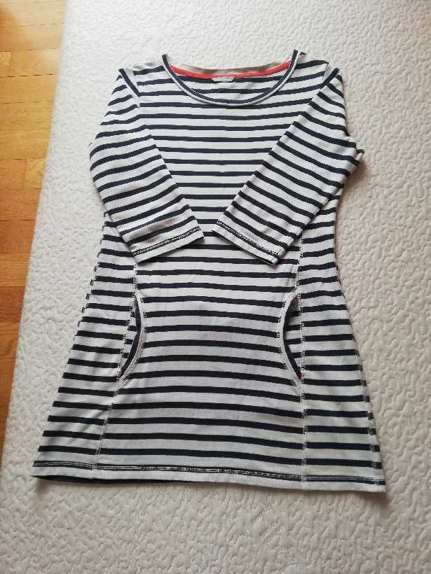 tunika M&S Woman w paski z kieszeniami z przodu