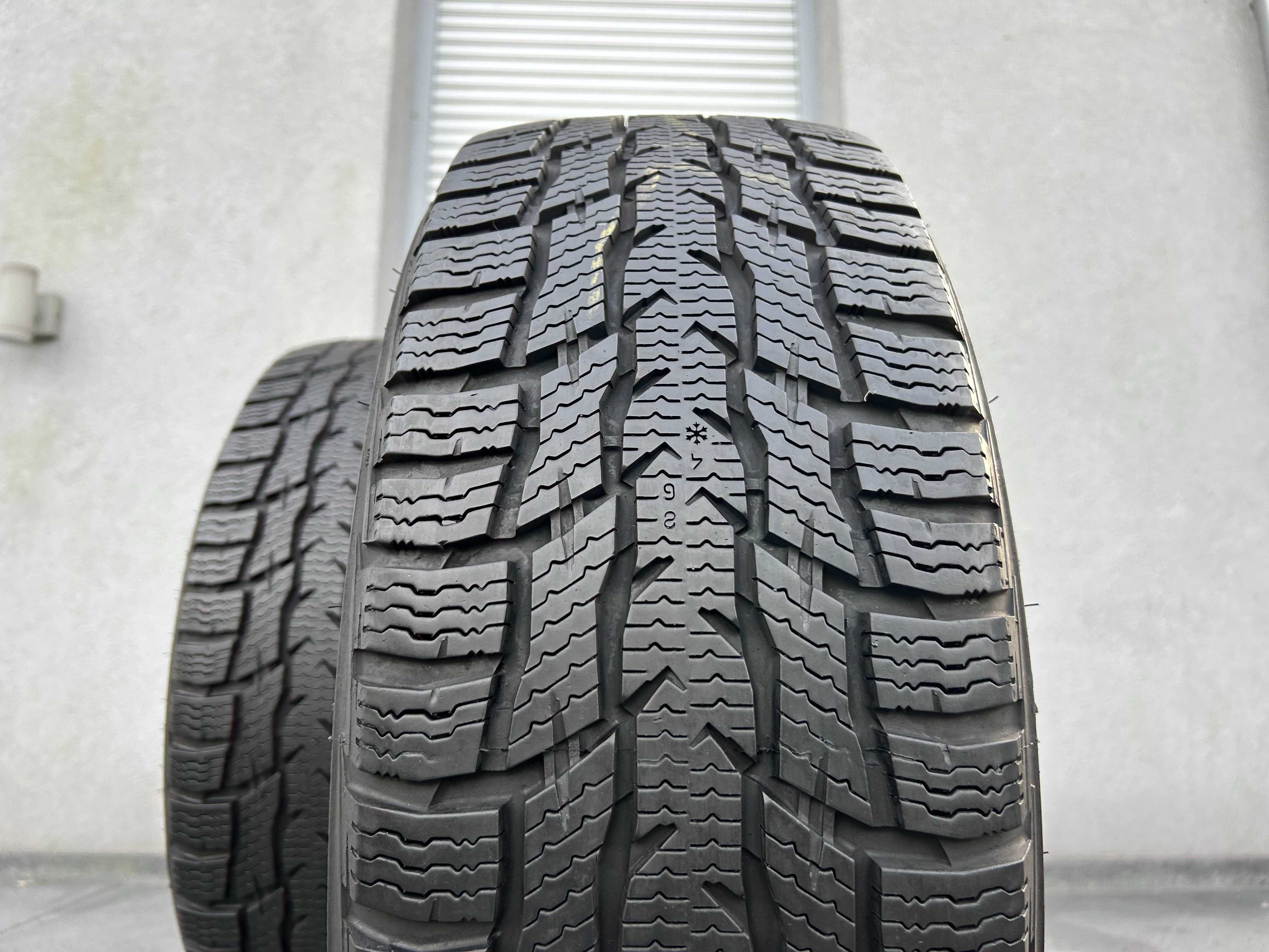 2 szt zimowe 225/55R17C Nokian 8,2mm 2019r świetny stan! fv23% Z1578