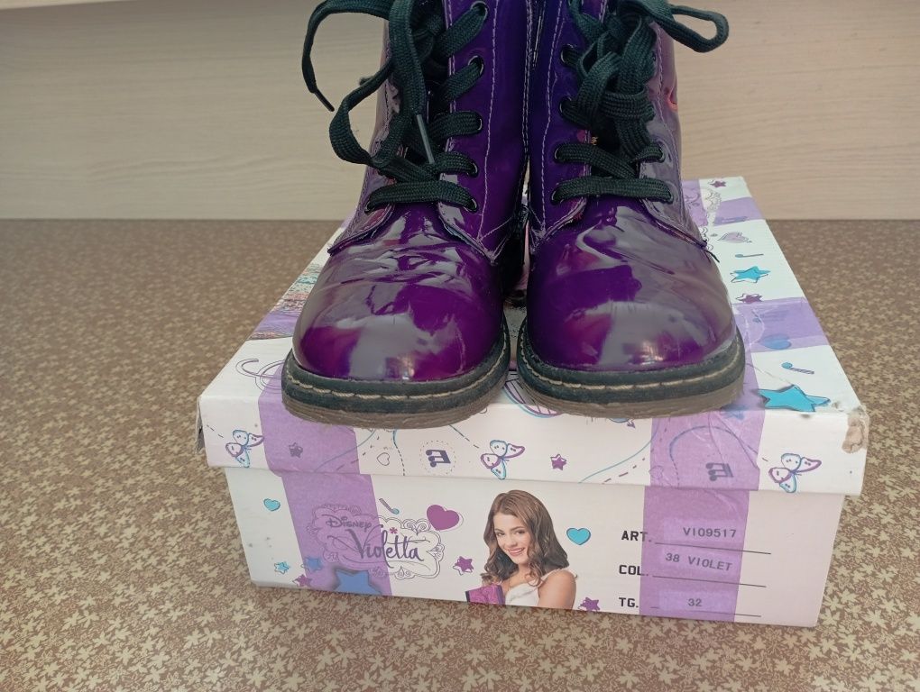 Туфлі, ботінки, черевики Disney Violetta, 32р, 20 см