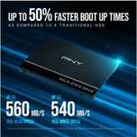 SSD 120G  PNY CS900 2,5" Sata III