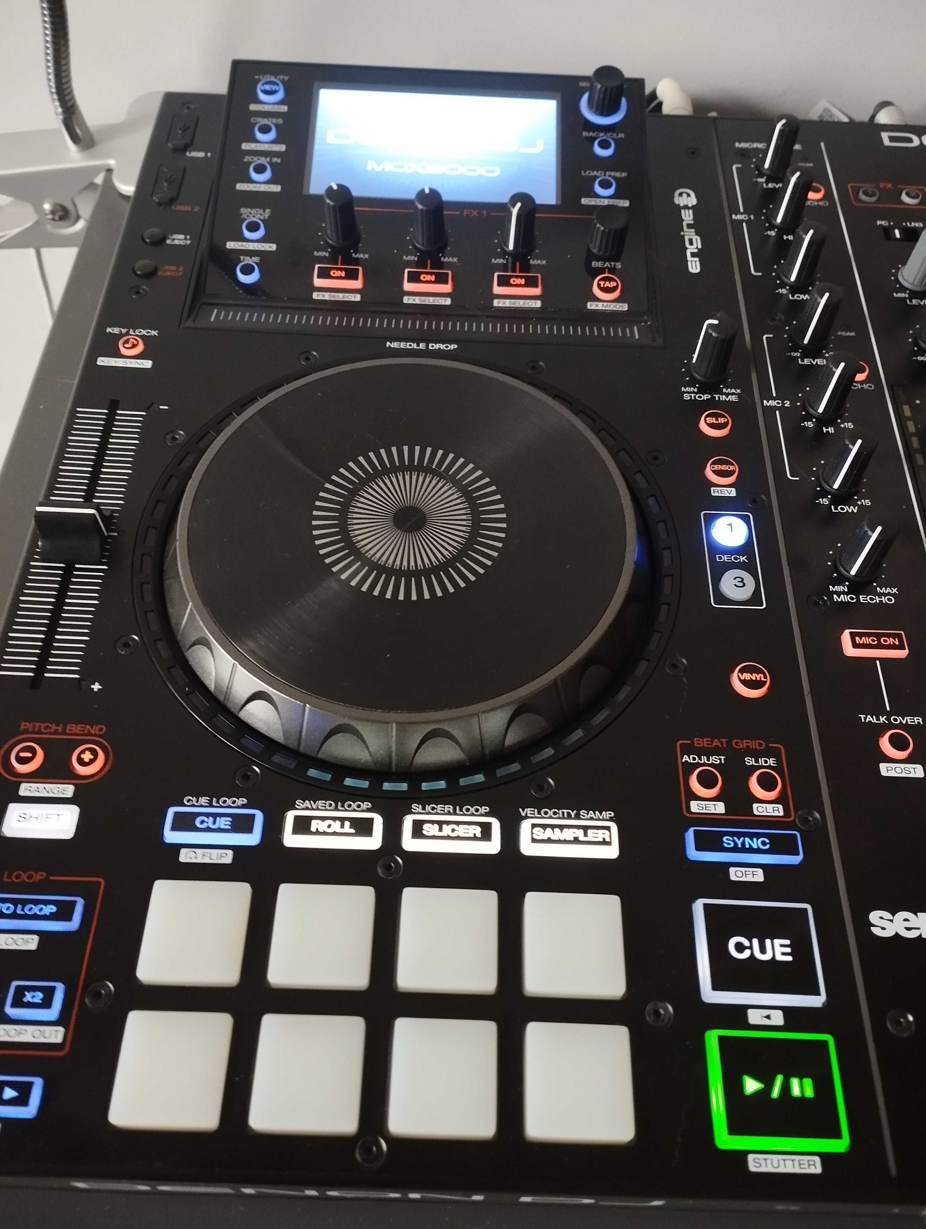 Denon MCX-8000 kontroler dj all in one system + osłona Idealny stan