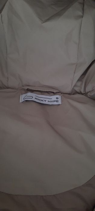 Жилет Rikkyhype подовжений осінньо-весняний з поясом та капюшоном, сір