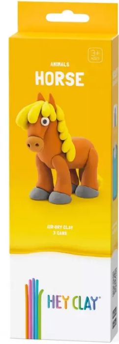 Hey Clay. Zwierzęta z farmy. Koń. TM Toys. Nowy Produkt